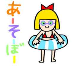 Small Girl(Age 5) sticker #708937