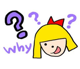 Small Girl(Age 5) sticker #708943