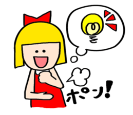 Small Girl(Age 5) sticker #708946