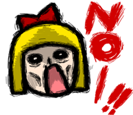 Small Girl(Age 5) sticker #708948