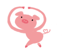 I LOVE PIG sticker #709711