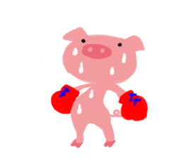 I LOVE PIG sticker #709715