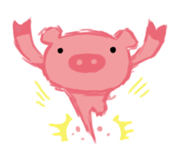 I LOVE PIG sticker #709716