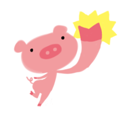 I LOVE PIG sticker #709717