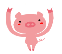 I LOVE PIG sticker #709721