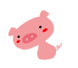 I LOVE PIG sticker #709722