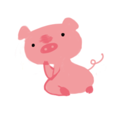 I LOVE PIG sticker #709727