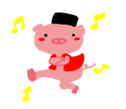 I LOVE PIG sticker #709731