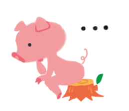 I LOVE PIG sticker #709732