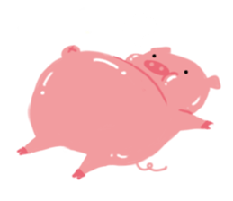 I LOVE PIG sticker #709738