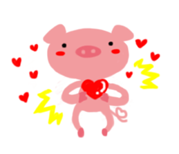 I LOVE PIG sticker #709749