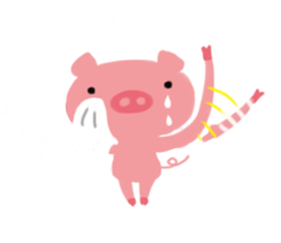 I LOVE PIG sticker #709750
