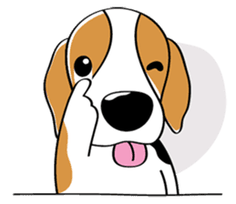 Toffee The Beagle sticker #709794