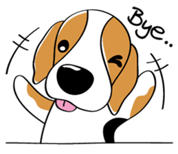Toffee The Beagle sticker #709796