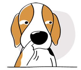 Toffee The Beagle sticker #709799