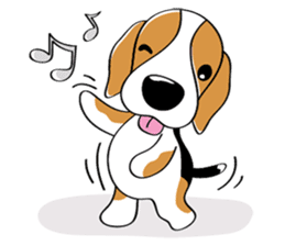 Toffee The Beagle sticker #709803