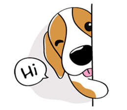 Toffee The Beagle sticker #709804