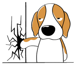 Toffee The Beagle sticker #709807