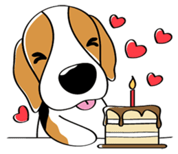 Toffee The Beagle sticker #709808