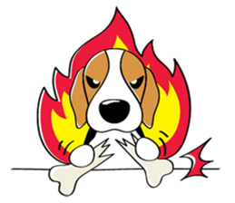 Toffee The Beagle sticker #709810