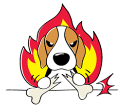 Toffee The Beagle sticker #709810