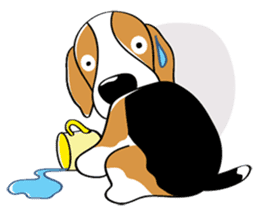 Toffee The Beagle sticker #709817