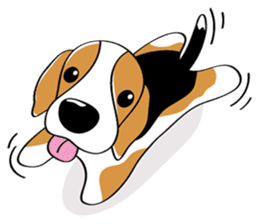 Toffee The Beagle sticker #709821