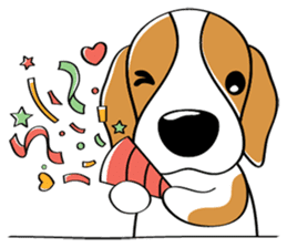 Toffee The Beagle sticker #709823