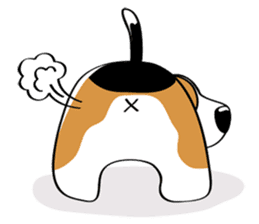 Toffee The Beagle sticker #709826