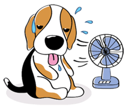 Toffee The Beagle sticker #709827