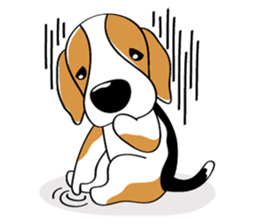 Toffee The Beagle sticker #709828