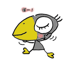 Kasuke! Interesting crow! sticker #709964