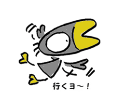 Kasuke! Interesting crow! sticker #709967