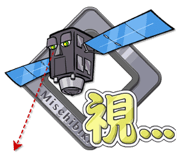 Space Satelliton sticker #710998