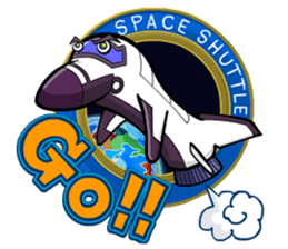 Space Satelliton sticker #711000