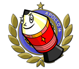 Space Satelliton sticker #711001