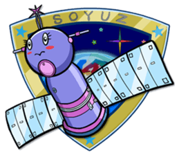 Space Satelliton sticker #711005
