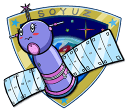 Space Satelliton sticker #711005