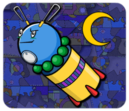 Space Satelliton sticker #711006