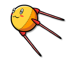 Space Satelliton sticker #711009