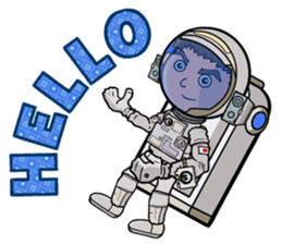 Space Satelliton sticker #711022