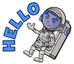 Space Satelliton sticker #711022