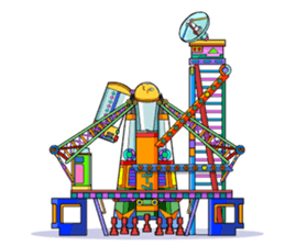 Space Satelliton sticker #711024