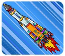 Space Satelliton sticker #711025