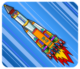 Space Satelliton sticker #711025