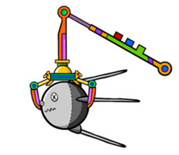 Space Satelliton sticker #711026