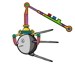 Space Satelliton sticker #711026