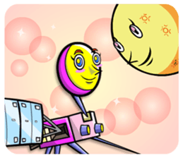 Space Satelliton sticker #711029