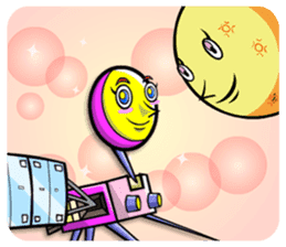 Space Satelliton sticker #711029