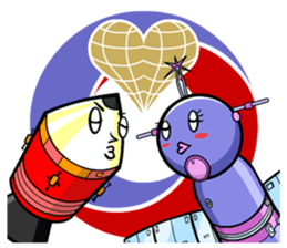 Space Satelliton sticker #711030